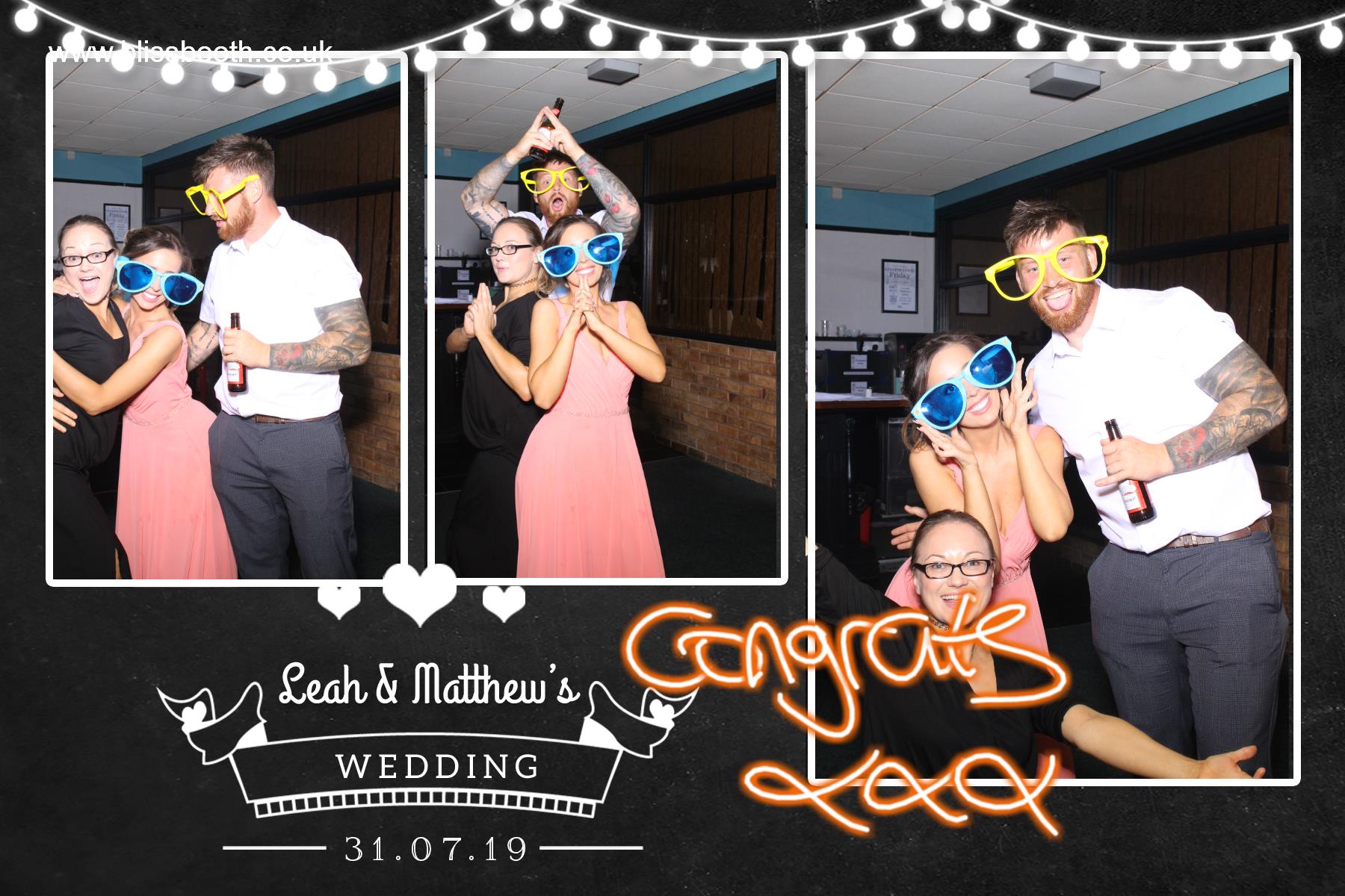 Leah And Matthew | View more photos from the event at gallery.blissbooth.co.uk/u/BlissBooth/Leah-And-Matthew